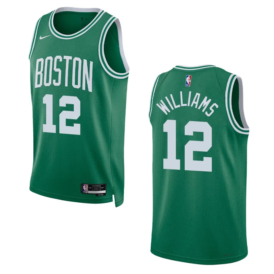 Men's Boston Celtics Grant Williams #12 Icon Edition Kelly Green Swingman 2022-23 Jersey 2401SFJA